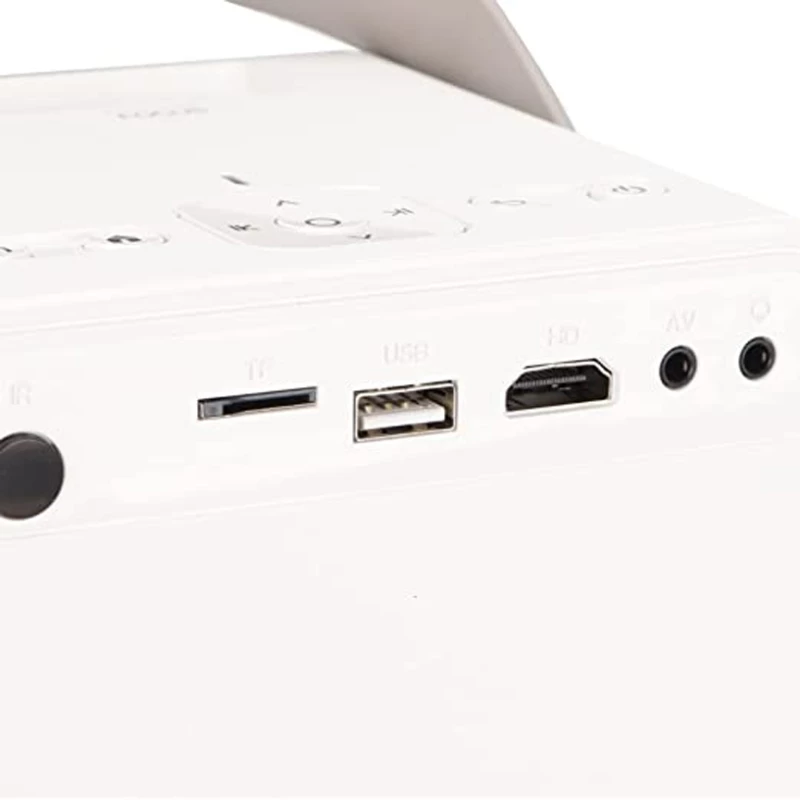 SD M800 Mini Projector Λάμπας LED με Ενσωματωμένα Ηχεία Λευκός