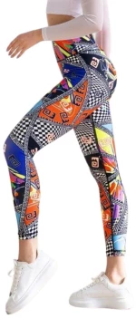 Αθλητικό Κολάν Push-Up και Σύσφιξης Q-658 Multicolor