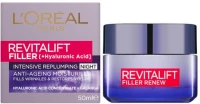 L'Oreal Revitalift Filler Renew Anti Ageing Night Cream 50ml