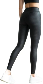 Ψηλόμεσο Κολάν Push-Up και Σύσφιξης "Like Leather" Q-662 Black