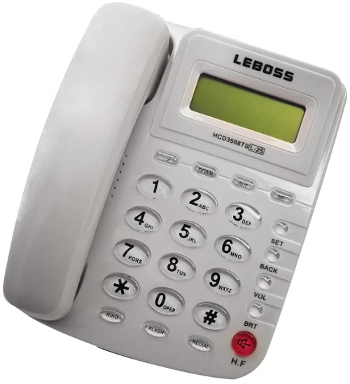 Ενσύρματο σταθερό τηλέφωνο - L25 - 700252 - White