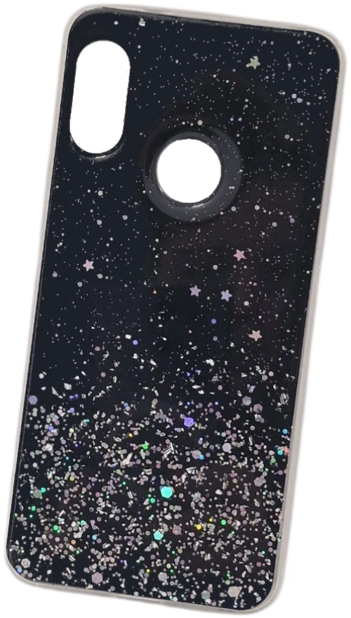 Naxius Case Glitter Black XiaoMi Mi A2 Lite Naxius