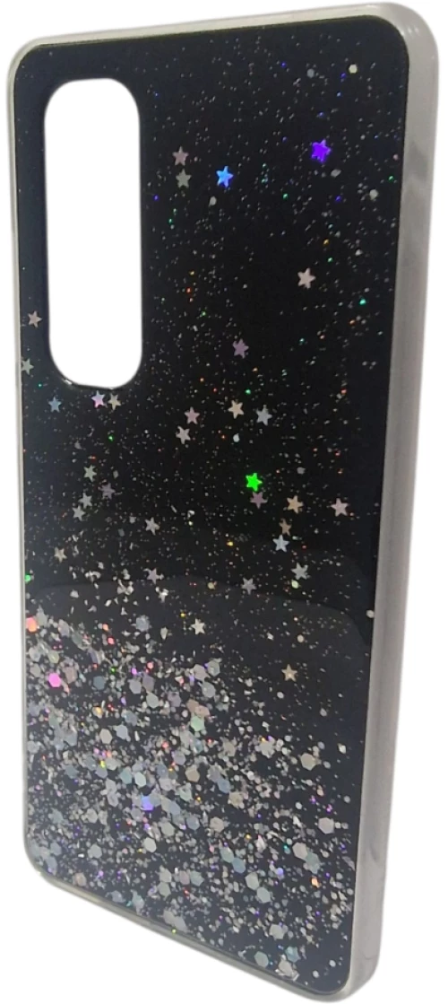 Naxius Case Glitter Black XiaoMi Mi Note 10 Lite Naxius
