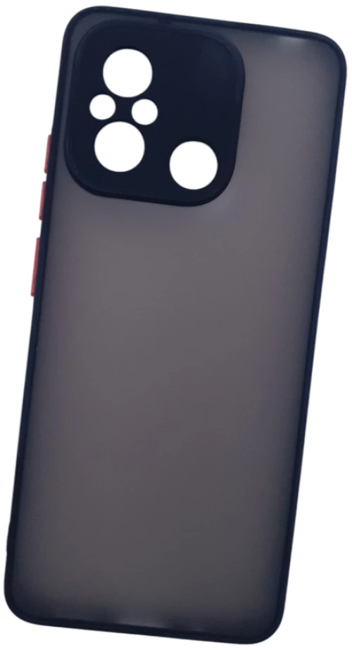 Naxius Case Rubber Frame Black XiaoMi RedMi 12C Naxius