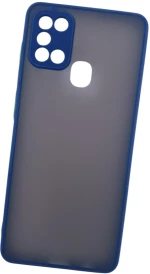 Naxius Case Rubber Frame Blue Samsung A21s Naxius