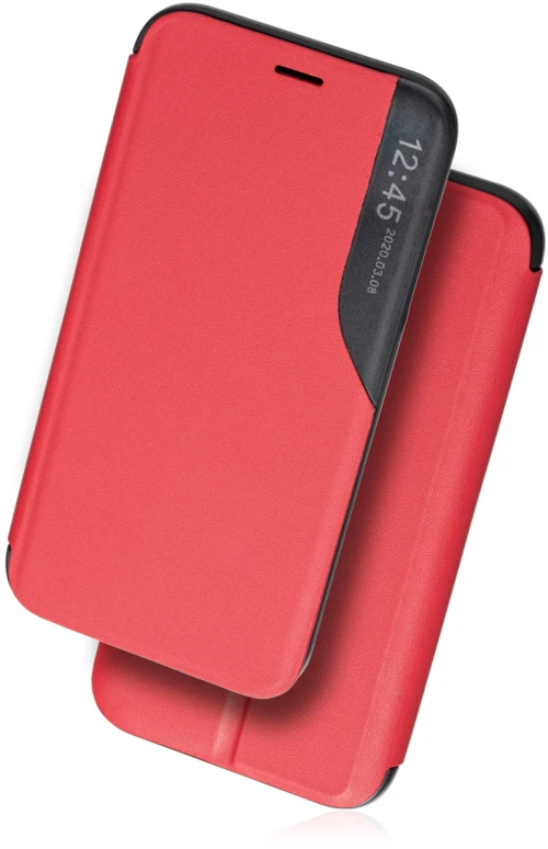 Naxius Case Smart Window Magnet Red Samsung S22 Ultra 5G Naxius