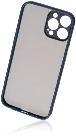 Naxius Case Rubber Frame Blue iPhone 13 Pro Max Naxius
