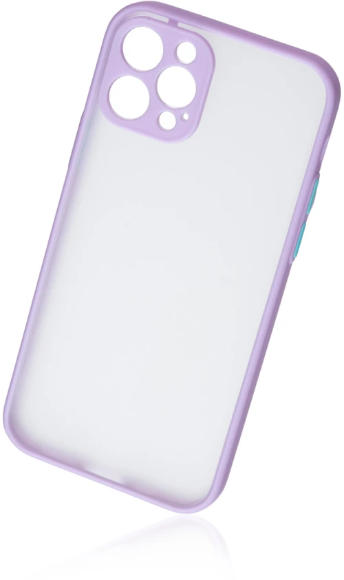 Naxius Case Rubber Frame Purple iPhone 12 Pro Naxius