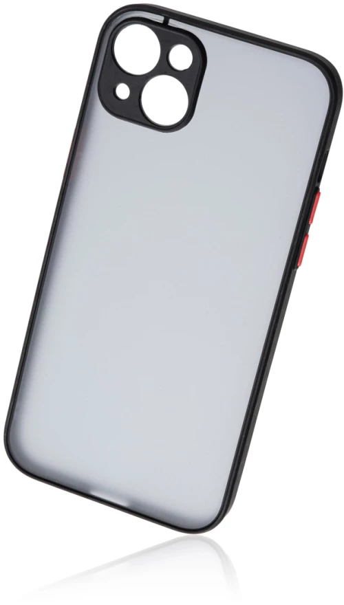 Naxius Case Rubber Frame Black iPhone 15 Plus Naxius