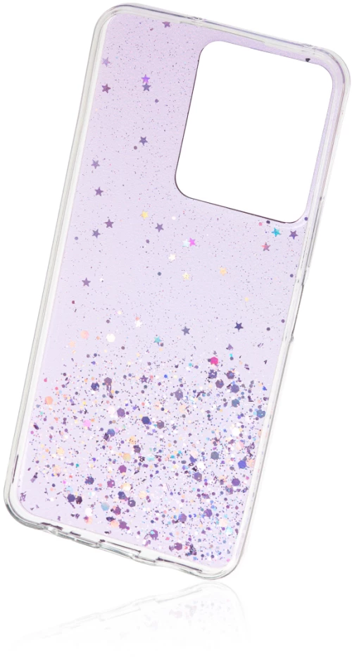 Naxius Case Glitter Purple Vivo Y35 2022 Naxius