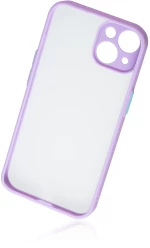 Naxius Case Rubber Frame Purple iPhone 15 Naxius