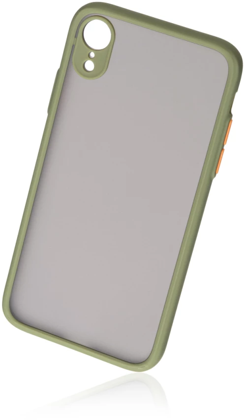 Naxius Case Rubber Frame Light Green iPhone XR Naxius