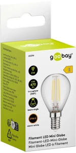 GOOBAY LED λάμπα mini globe 65394  E14  Filament  4W  2700K  470lm