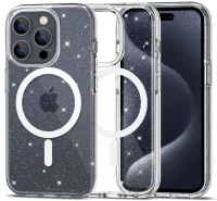 Θήκη Tech-Protect Flexair Hybrid Magsafe Glitter Clear-Apple iPhone 15 Pro Max