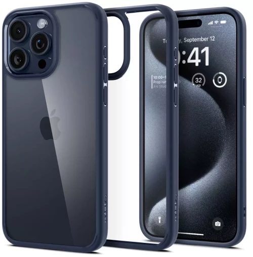 Θήκη Spigen Ultra Hybrid Navy Blue-Apple iPhone 15 Pro Max (ACS06573)