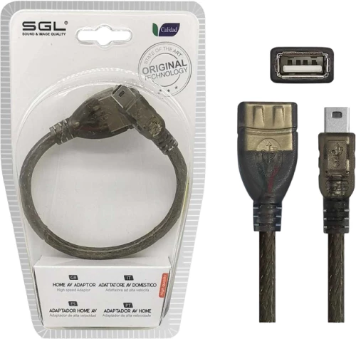 Αντάπτορας καλώδιο - USB-A female/Micro USB - 17S-01 - 20cm - 098111
