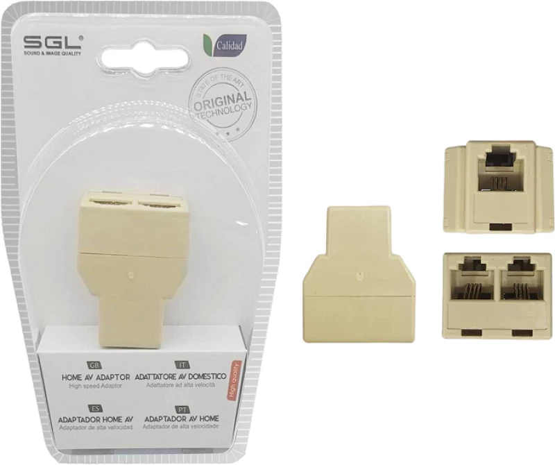 Διακλαδωτής γραμμής δικτύου - Ethernet Splitter - 2Way - 1770-1 - 098579