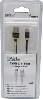 Καλώδιο φόρτισης & data - USB TypeC - Fast Charge - R1 - 1m - 099187