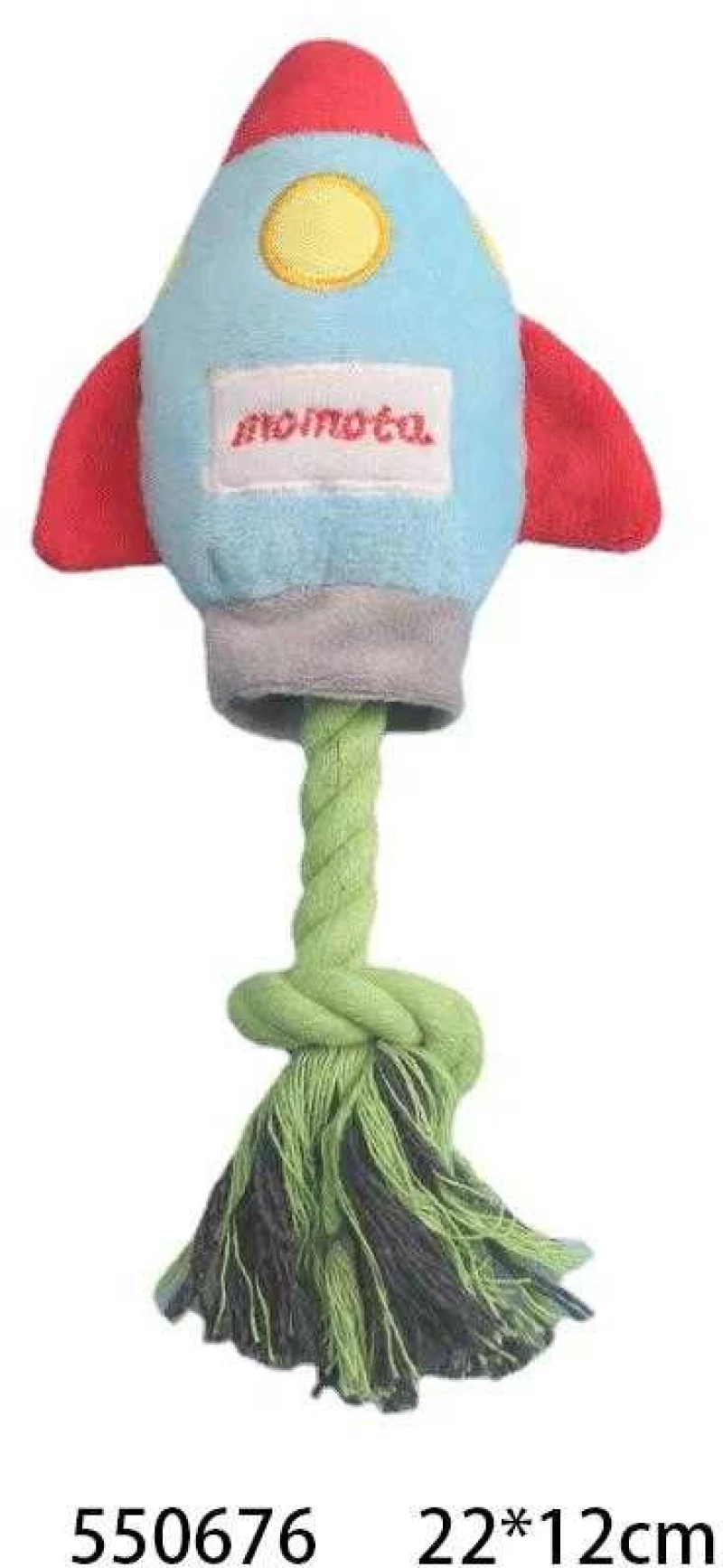 Λούτρινο παιχνίδι σκύλου με σχοινί - Soft toy - 22cm - 550676