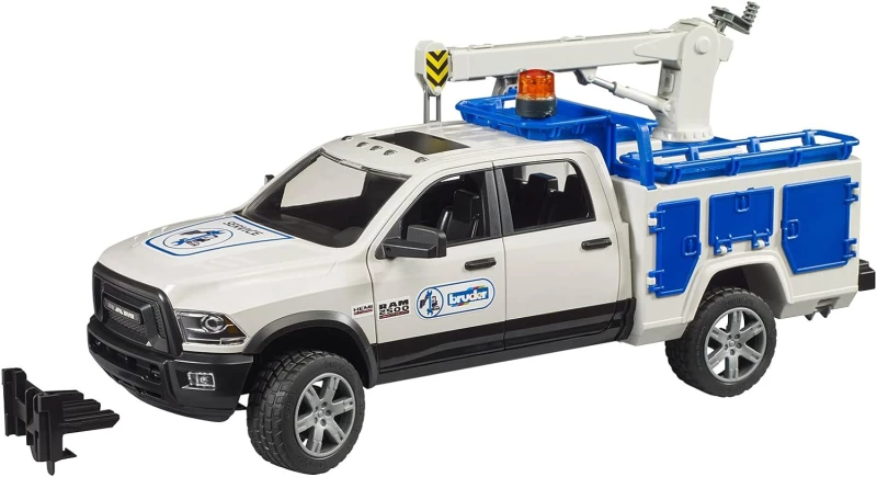 Bruder Ram 2500 Αυτοκινητάκι Service Με Γερανό με Φώτα (BR002509)