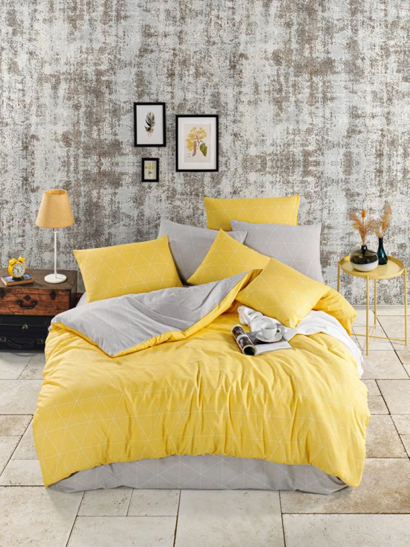 Κουβερλί Υπέρδιπλο (Σετ) (220X240) Mcdecor Dream Yellow - 220X240