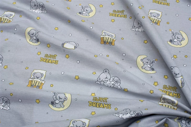 ΣΕΝΤΟΝΑΚΙ ΛΙΚΝΟΥ bebe Sweet Dreams 552 80X110 Grey 100% Cotton - -