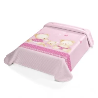 ΚΟΥΒΕΡΤΑ ΙΣΠΑΝΙΑΣ ΑΓΚΑΛΙΑΣ 80X110 BELPLA STER 663 PINK - 80X110