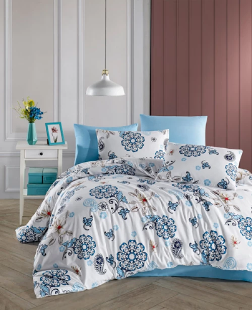 Σετ Σεντόνια Μονά (170X240) Mcdecor Olezka Blue - 170X240