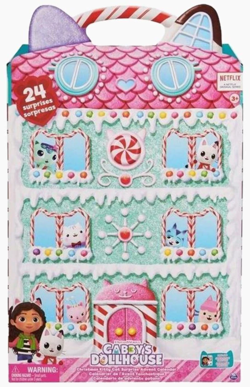 Spin Master Gabbys Dollhouse - Christmas Kitty Cat Χριστουγεννιάτικο ημερολόγιο 6067835