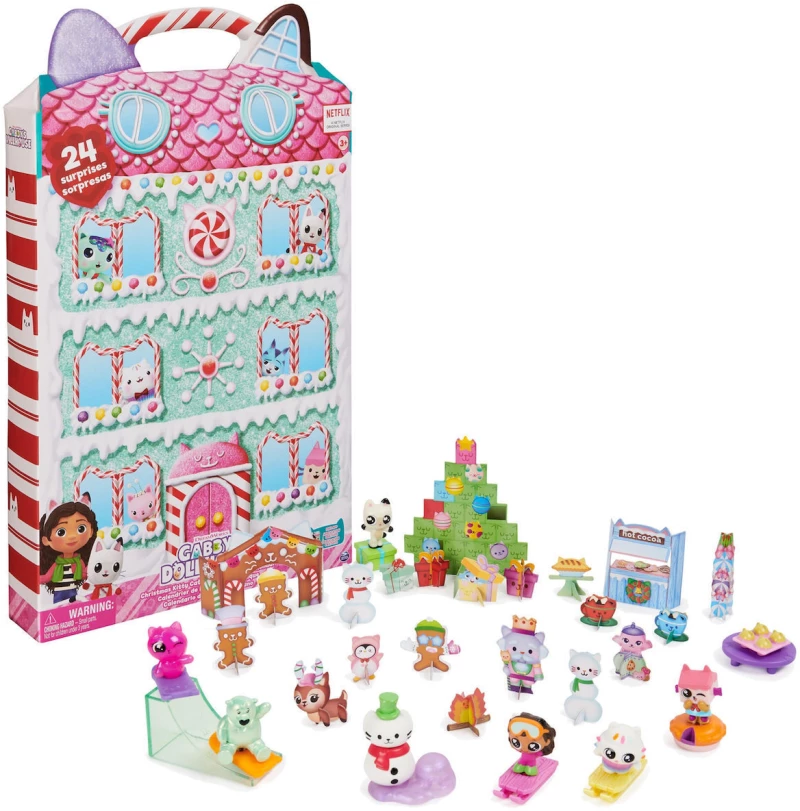 Spin Master Gabbys Dollhouse - Christmas Kitty Cat Χριστουγεννιάτικο ημερολόγιο 6067835