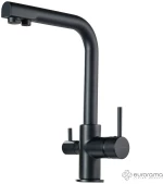 Eurorama FILTER TAP Μπαταρίας Κουζίνας για σύνδεση με ντεπόζιτο Black Matt