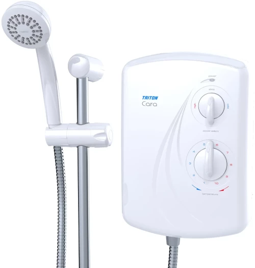 Triton Cara Επιτοίχιος Ταχυθερμοσίφωνας Μπάνιου 7,8 kw Λευκός