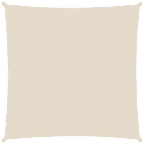 Τετράγωνο πανί σκίασης 230gsm 5x5μ. Εκρού