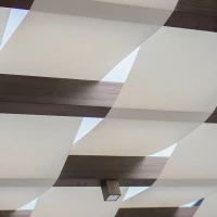 Εκρού Τεντόπανο πέργκολας πλάτους 48,3εκ  x 10μ