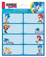385572 ΑΥΤΟΚΟΛΛΗΤΕΣ ΕΤΙΚΕΤΕΣ 8X2 SONIC THE HEDGEHOG