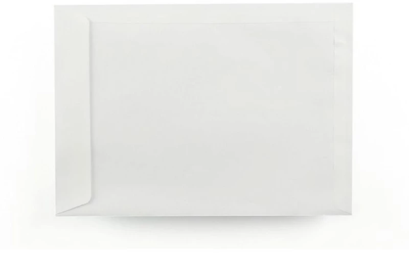408530 ΣΑΚΟΥΛΑ ΛΕΥΚΗ ΜΕ ΑΥΤΟΚΟΛΛΗΤΟ, 250X350MM / 90ΓΡ