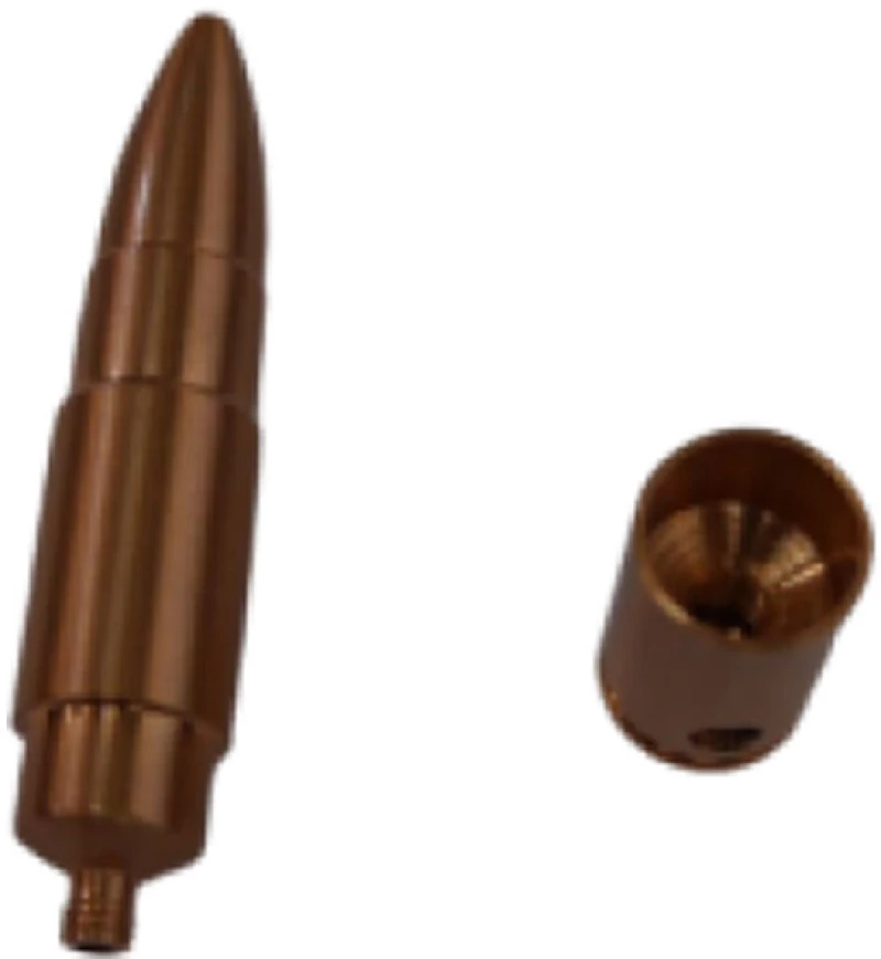 Μεταλλική Πίπα Σχέδιο Bullet - 8.5cm