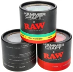 Hammercraft X RAW Grinder Τρίφτης Αλουμινίου Large 63mm - 4 Parts Black