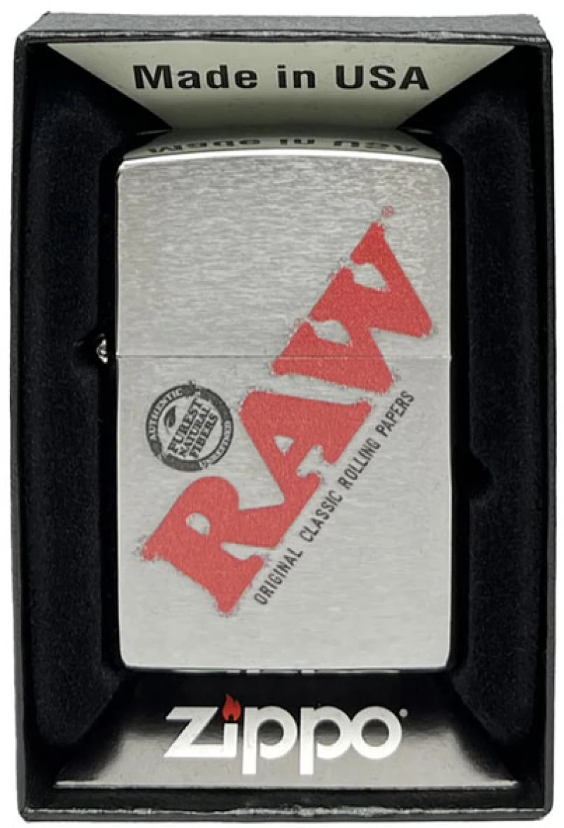 ZIPPO Raw Αναπτήρας - Silver