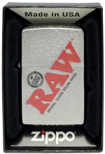ZIPPO Raw Αναπτήρας - Silver