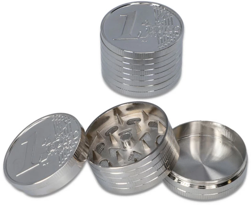 Grinder Τρίφτης Καπνού Μεταλλικός MD One Euro 40mm - 3 Parts