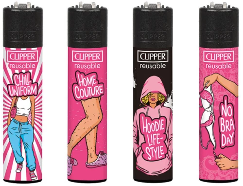 Clipper Αναπτήρας Μεγάλος - Pink Cozy