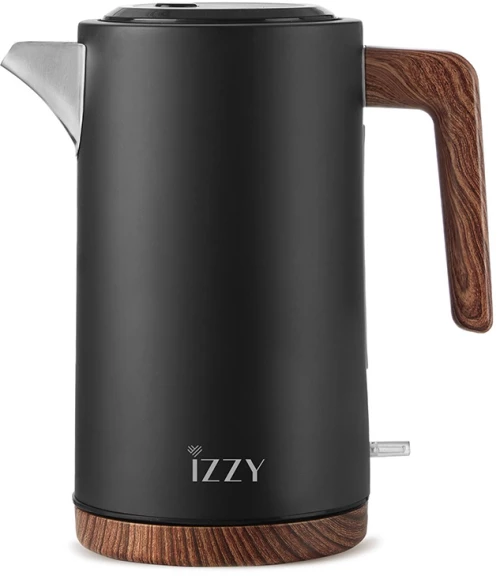 Izzy ΒΡΑΣΤΗΡΑΣ IZZY IZ-3016 WOODEN ΜΑΥΡΟ 1.7lt 2200W 224128 CEL-IZ-3016 224128