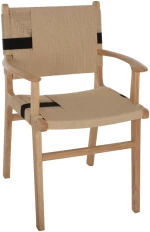 ΠΟΛΥΘΡΟΝΑ RUBBERWOOD ΚΑΙ ΣΧΟΙΝΙ 62,5x60x88Yεκ.HM9324.01