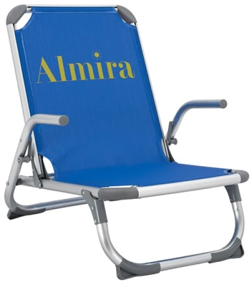 ΚΑΡΕΚΛΑΚΙ ΠΑΡΑΛΙΑΣ ΨΗΛΗ ΠΛΑΤΗ ALMIRA HM5053.01 ΒΑΡΕΩΣ ΤΥΠΟΥ ΑΛΟΥΜΙΝΙΟΥ 56x70x66 cm.