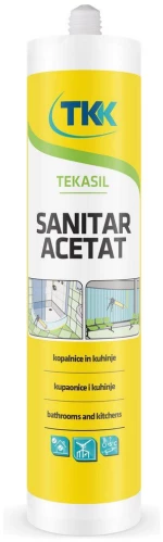 Σιλικόνη φύσιγγα TKK SANITARY μαύρη 280ml 159646