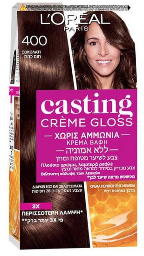 L'Oreal Paris Casting Creme Gloss - 400 Σοκολατί
