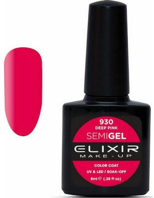 Elixir Professional Semi Gel Ημιμόνιμο Βερνίκι Νυχιών 8ml - 930