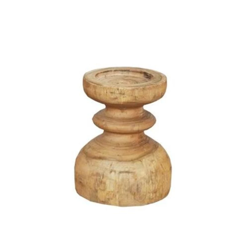 405132 Nextdeco κηροπήγιο `Tribeca`,O10/12x16εκ. από ξύλο teak
