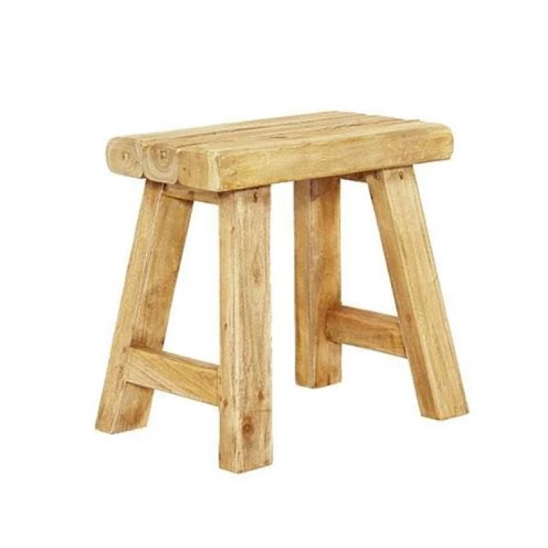 405138 Nextdeco σκαμπώ `Tribeca`, Υ41x24xΥ42εκ από ξύλο teak